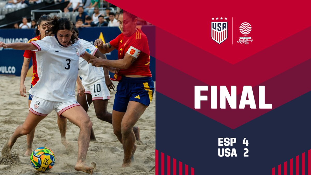 A battle against Spain, plenty to build on!

Goals scored by #USbeachWNT Vivian Oray and Hannah Adler.