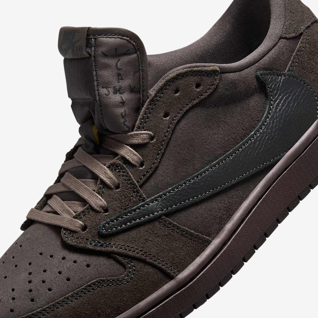 J23app's tweet photo. Official Images: Travis Scott x Jordan 1 Retro Low OG SP "Velvet Brown" https://t.co/gIKlDC1wVi