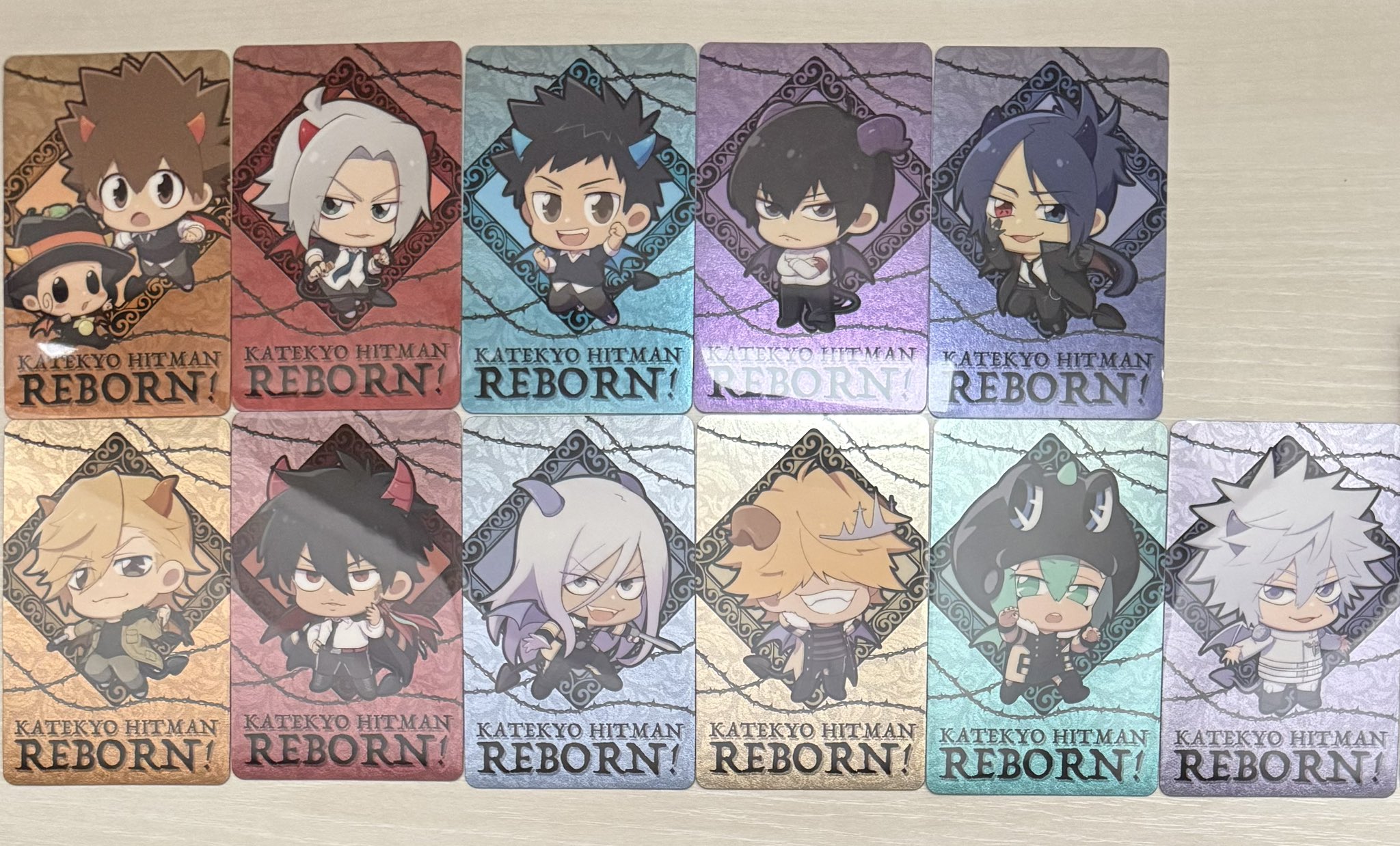 リボーン REBORN ステータスカード　コレクション 15種　コンプ 全種 新品】 REBORN ステータスカードコレクション 全15種コンプ