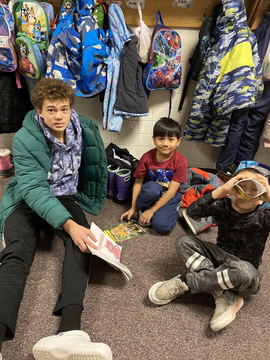 Central’s AVID students joined us for our RED event today! Thank you for coming over and reading with our students. <a href="/GFPSAVID/">GFPS AVID</a>