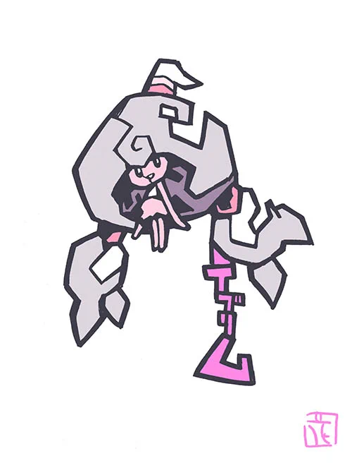 このタッチでモンスターイラスト。テブリム#ポケモン #このタッチ#ファンアート 