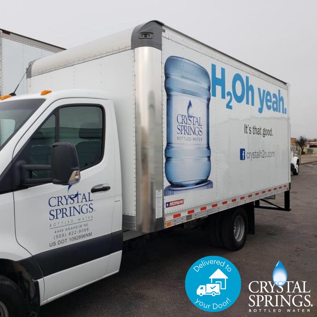h2oitsthatgood's tweet photo. Home water delivery has never been easier than with Crystal Springs! 💧 We make water deliveries convenient and simple—allowing you to choose what delivery days are best for your home! 🏠 https://t.co/KX4Q1BjrDH https://t.co/JTRtgOAHe0
