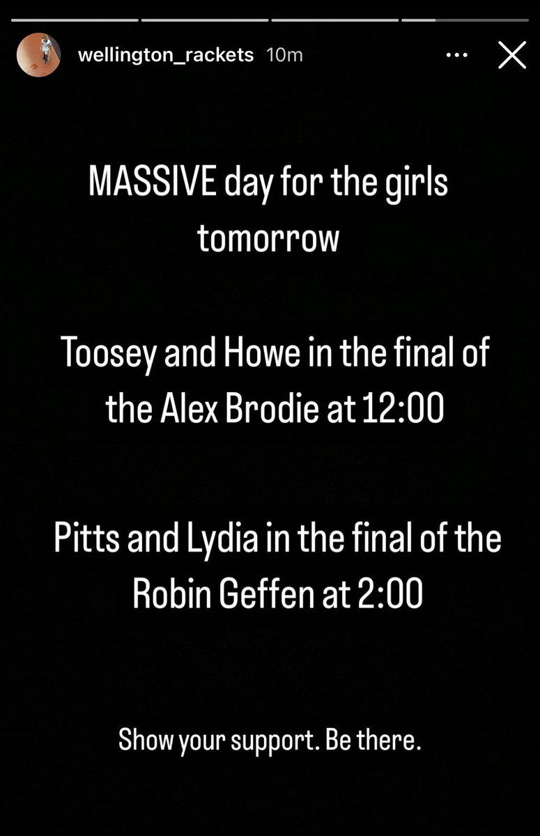 Some brilliant efforts today. Tough semi final losses for Will F in the Jim Dear, Zaara &amp; Linda in the Alex Brodie, and Baz in the Renny. But also two great wins, Lydia &amp; Emilia and the Georgia’s are into the finals against Marlborough!