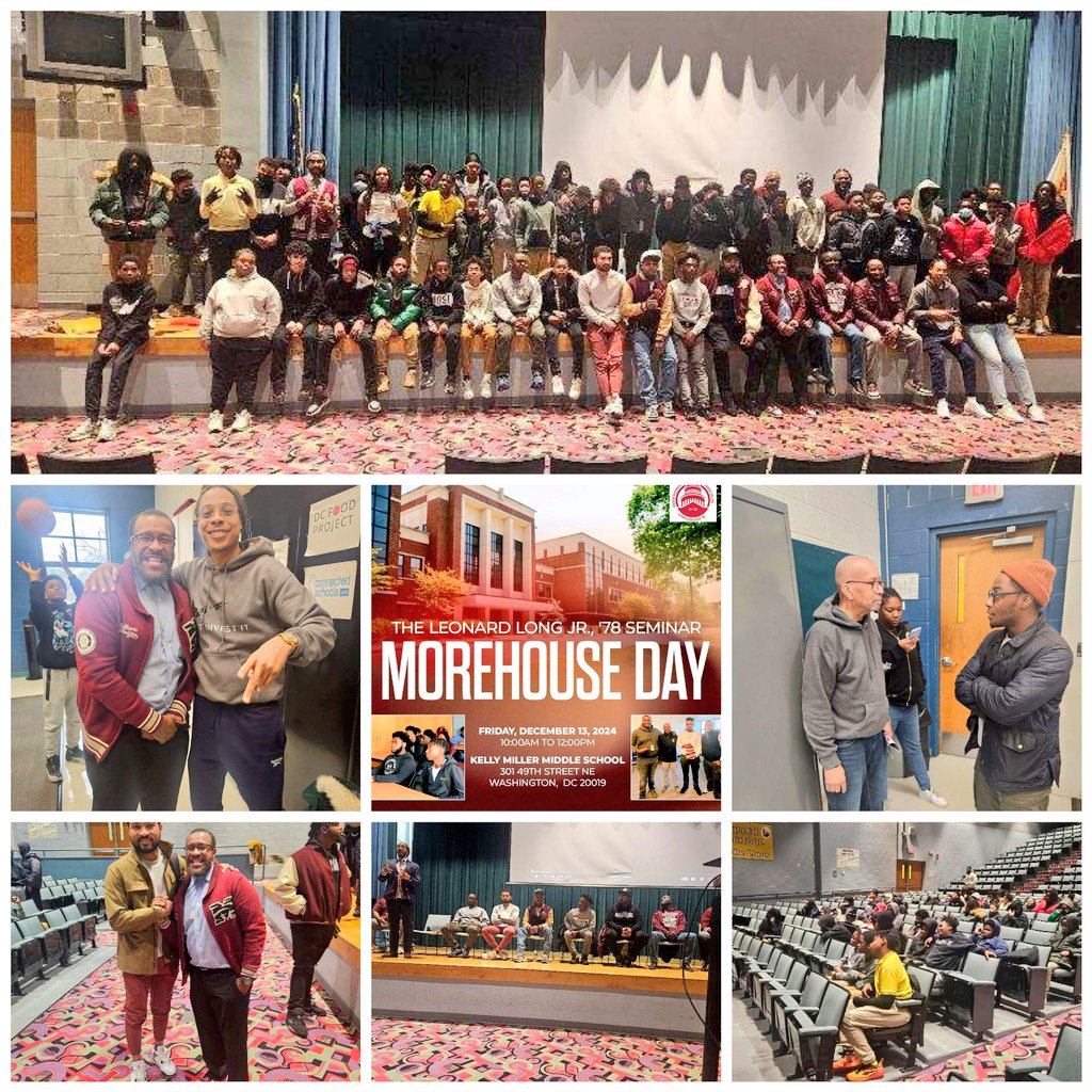 MorehouseDCalum's tweet photo. today 10 @morehousedcalum spoke to 50+ @dcpublicschools #KellyMillerMS male students about how to succeed thx @PapaJohns #BrentwoodWDC owner #TKelly 📚 @EbbonAllen #PayItForward @Morehouse @councilofdc @ChillWill_11 @jacalhoun @curtiseveryday @RealMenTeach2 @EricJones2014 https://t.co/ItIOedZ6CZ