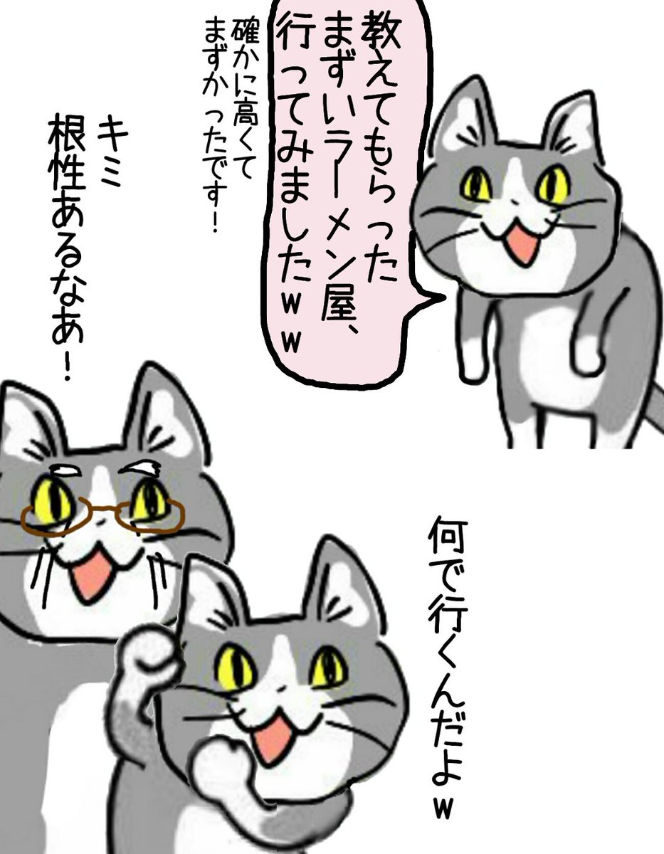 先輩に教えてもらった飯屋には積極的に行ってみよう #現場猫 