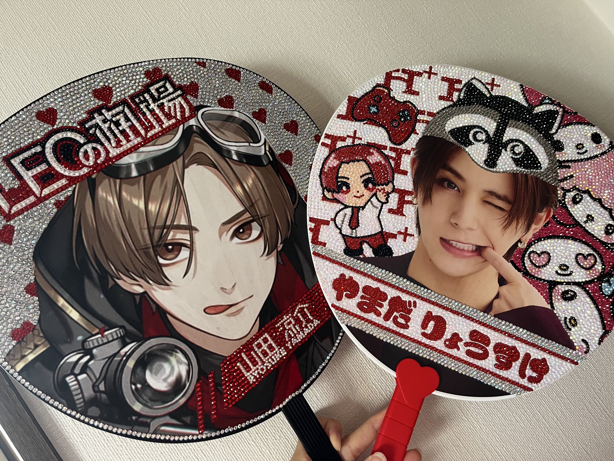 とも様　うちわデコ とも様 うちわデコ デコうちわ うちわデコ タイムレス timelesz