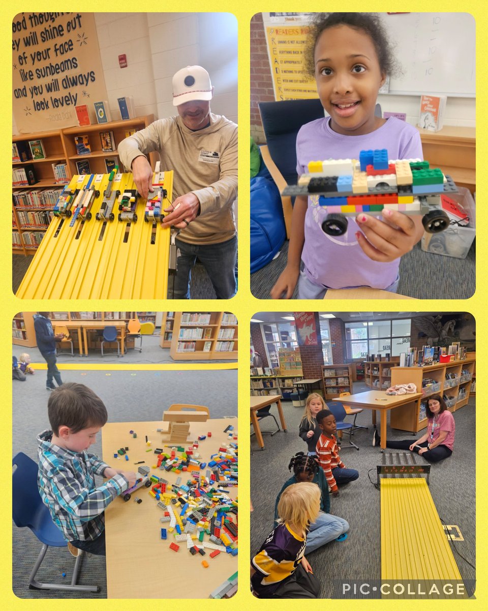 stacyrsalter's tweet photo. Our 2nd grade students had so much fun today, making Lego cars to see which aerodynamics would make their cars go faster! @Timberridge_HCS #TotalParticipation https://t.co/O8UH2B7Mxt