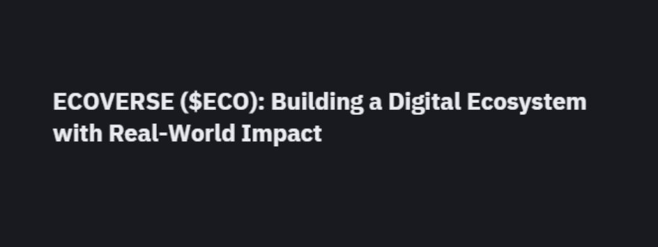 BREAKING:

<a href="/AndyAyrey/">Andy Ayrey</a>'s Solana address, dreamsofanelectricmind.sol, has risen to become the top holder of <a href="/ecoversesolcto/">EcoVerse</a> , inspired by the viral crypto phenomenon <a href="/truth_terminal/">terminal of truths</a> 

CA:
79x6wWmM3xrgvGs3xaRnpxaXekuU7sYz8wVXnv9zpump