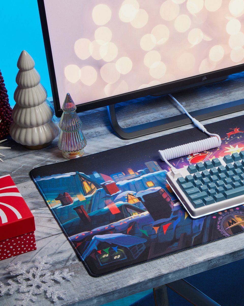 drop's tweet photo. Make your setup as festive as the North Pole itself. Roll out some seasonal decor starring Kris Kringle, or pick up one of our Holiday inspired artisan keycaps—such as Jingle Jiggle! And while you're at it, don't forget to open your gift during our 12 Days of Christmas. https://t.co/5YdqkB3oHX