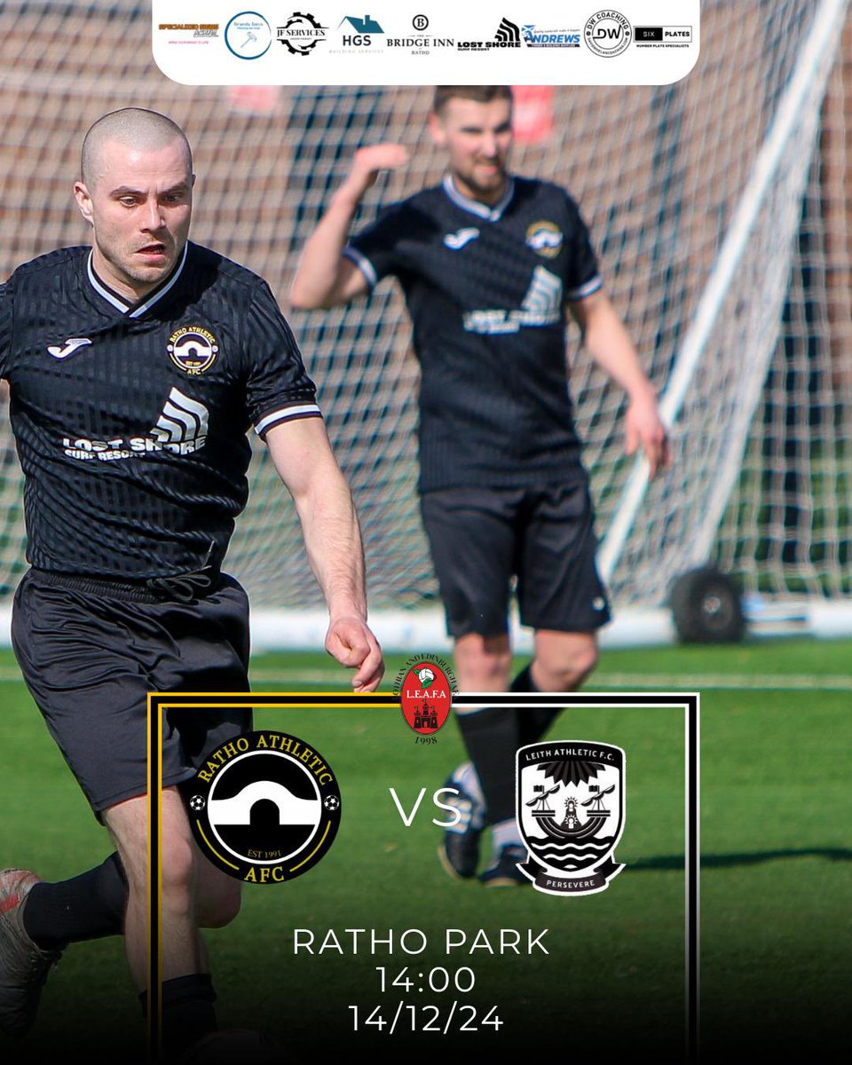 Next Match: Ratho Athletic vs Leith Athletic

We host 3rd-placed Leith in our final game of 2024! Can we build on last week’s win and finish the year on a high?

📅 Saturday, 14th Dec
⏰ 2:00 pm Kick-off
📍 Ratho Park

🔗 rathoathletic.com/post/match-pre…