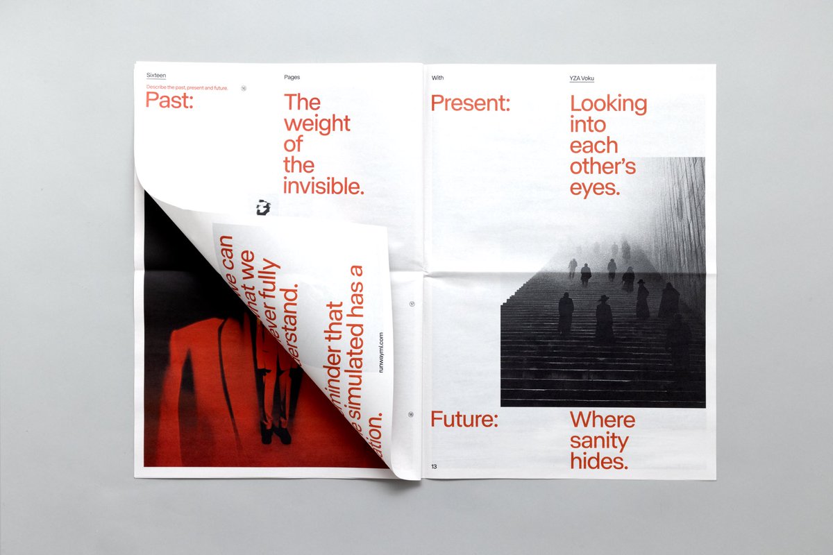 Introducing “Pages With.” A new series exploring the stories, inspirations and creative philosophies of leading artists.

Issue One features sixteen pages with <a href="/YZAVoku/">YZA Voku</a> and is now available for limited purchase at the <a href="/runwayml/">Runway</a> store.