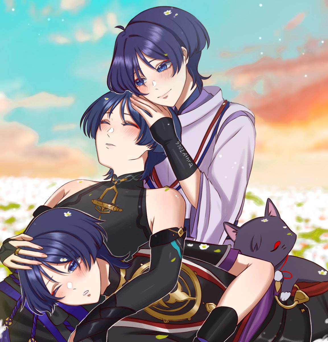 thank you for 4 followers here is 4 mimirs for you<3 #scaramouche