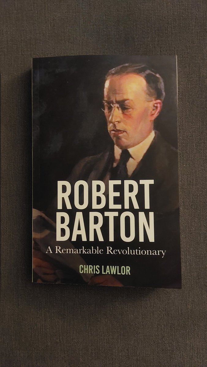 I was so honoured to be asked by my secondary school history teacher Chris Lawlor to launch his brilliant new book about the Irish revolutionary Robert Barton last night. Barton is a fascinating figure and is excellently served by Chris's scholarship.