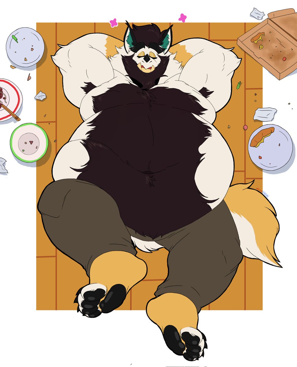 Barriga llena, corazón contento 😌✨

Appetizer commish for <a href="/ArksonChronicle/">Big Guy Archie! 🍔🍟✨🔜 LVFC, EF</a>, tysm for your patience! 🤎