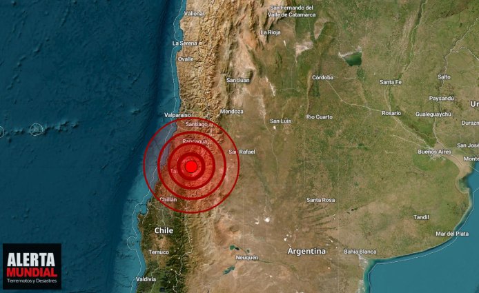 AlertaMundial19's tweet photo. 🌍 Reporte de Sismo: Maule, Chile

📏 Magnitud: 6.2
🌐 Profundidad: 100 km
📍 Ubicación: A 97 km al ENE de Talca, Chile (Población: 197,000)
🕒 Hora Local: 20:38:17 (13 de diciembre de 2024) https://t.co/ic7K0QB4Xa