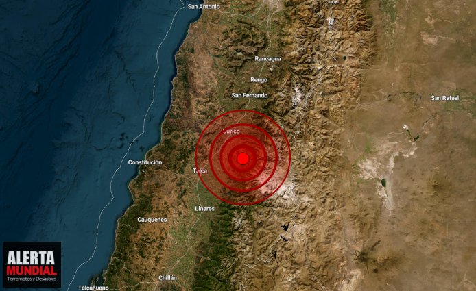 AlertaMundial19's tweet photo. 🌍 Reporte de Sismo: Maule, Chile

📏 Magnitud: 6.2
🌐 Profundidad: 100 km
📍 Ubicación: A 97 km al ENE de Talca, Chile (Población: 197,000)
🕒 Hora Local: 20:38:17 (13 de diciembre de 2024) https://t.co/ic7K0QB4Xa