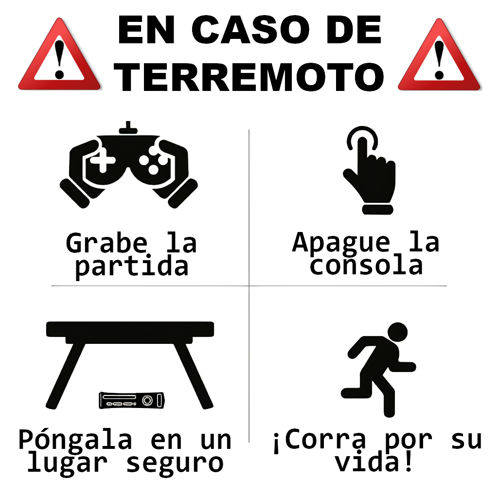 CarlosEnriqueRS's tweet photo. ¡Atención, gamers!:

#Terremoto
#Sisimo
#Temblor https://t.co/wEPi2BMJoq