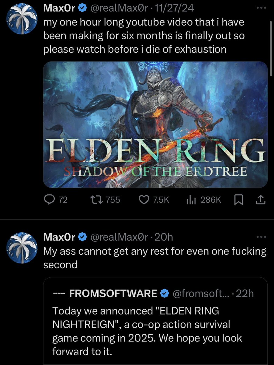 realMax0r's tweet photo. these 2 posts side by side is just incredibly funny to me https://t.co/spLx3BpFBz