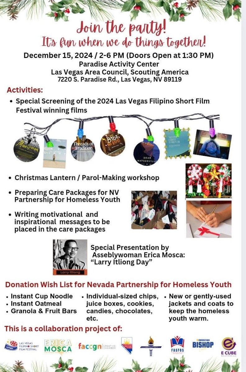 lvfsff's tweet photo. Due to the ongoing renovations at SEIU office, our December 15 event venue was changed to: Boy Scouts of America - Donald W. Reynolds Scouting Resource Center. Please see the attached updated flyer.

https://t.co/tk7Of0Rjbe https://t.co/cj4Tnf81b2