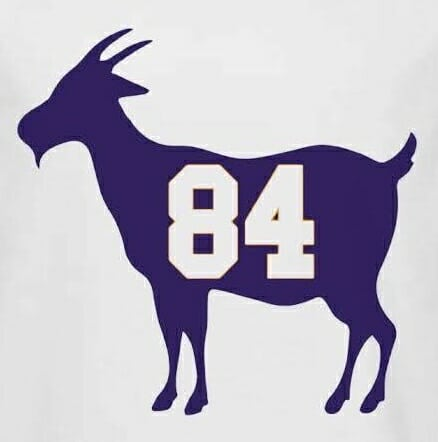 WirsingBrent's tweet photo. @barstoolsports Healing vibes being sent your way #84! 📈📈📈 #Skol  #Vikings  #randymoss https://t.co/GTocwHcwZG