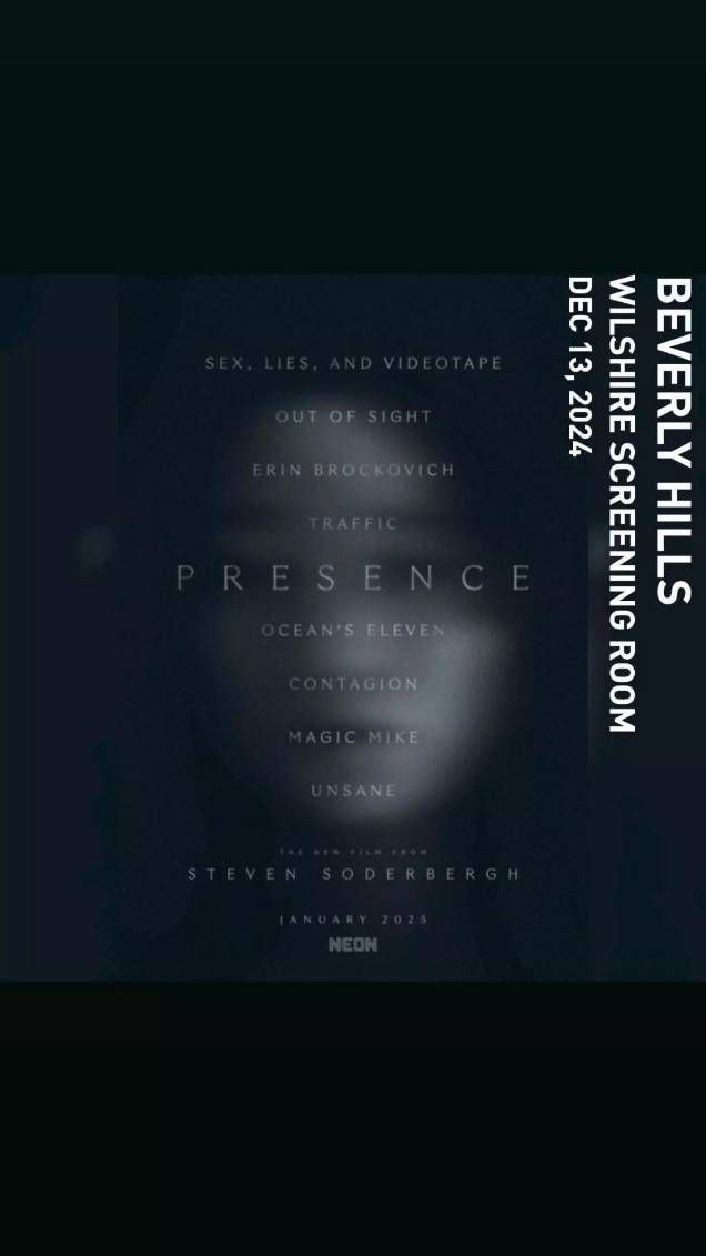 twotrey23's tweet image. #movie screening today... #Presence . @lucyliu  #StevenSoderbergh