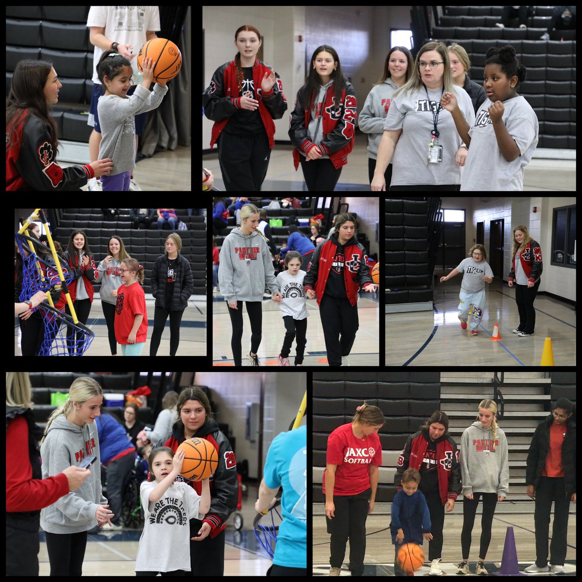 JcProudpanthers's tweet photo. Our CFA leadership team enjoyed Jackson County Special Olympics basketball!Watching the glow of joy and passion as they served others was amazing.Our Olympians taught us about determination and power of connection.The impact on lives both theirs and ours was truly inspiring!🏀🥇 https://t.co/fUorjOVW5J