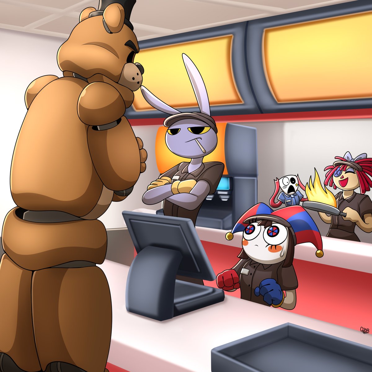 Dino20bryan's tweet photo. Well... what are you waiting for?

I have a restaurant to follow too.
#FNAF #TADC https://t.co/7vwpK6xOty