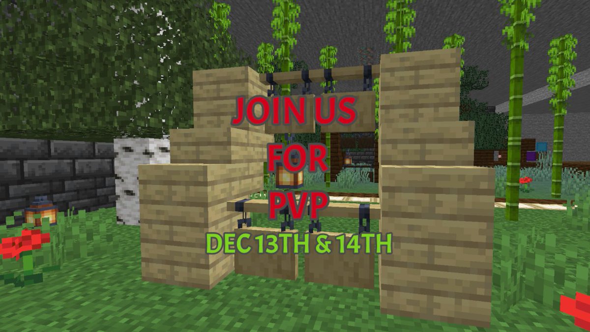 nerdnugaming's tweet photo. Oh! Hey there!  Join us in half an hour for some PvP on https://t.co/KnxJn9wNje at AdmiralAntilles sekret base! Friday at 7:30 pm and again Saturday at 1pm (US Eastern Times). Type "/place event" in game for directions! See you there! #nerdnu #nerdnuevents #minecraftpvp #mcpc https://t.co/r7a5ls5IiR