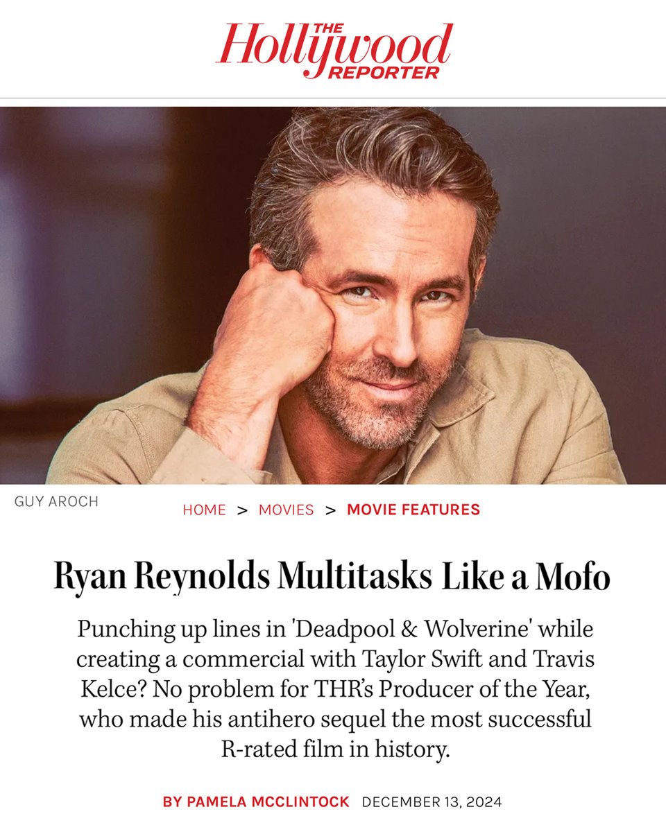 Ryan Reynolds (@VancityReynolds)  X