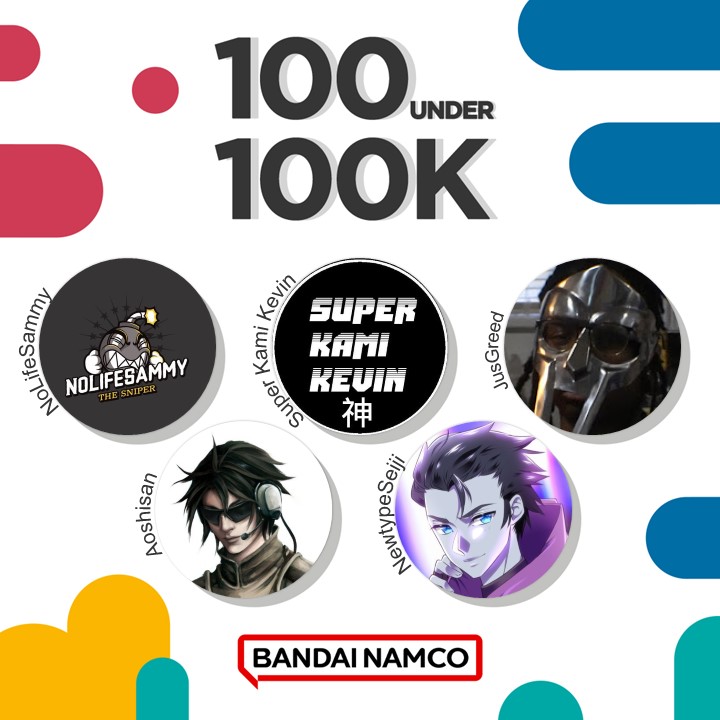 BandaiNamcoUS's tweet photo. It's week 9 of our 100 Under 100K campaign! Thanks to these creators for all their support. Drop an intro and let people know where to find you!

✨
@NeoGodGoku 
@nikito_theone
@eternalgokuu
@KingSargeTV
DBNero (YouTube)
@NolifeSammy 
@SuperKamiKevin 
@JusGreed_ 
@xAoshisanx 
@NewtypeSeiji
