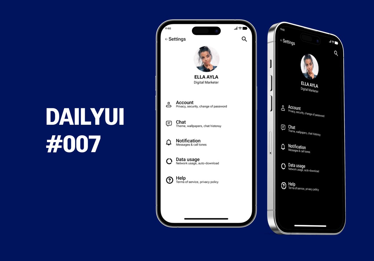 dynnammick's tweet photo. 🔧 #DailyUI007 - Settings Page
Creating a clean, user-friendly settings page with intuitive navigation. Focused on accessibility, clear icons, and smooth user interactions. Simplicity is key!
What are your thoughts? 👇
#UIDesign #UXDesign #DailyUI #WebDesign #DesignChallenge https://t.co/xMtWG8wQbw