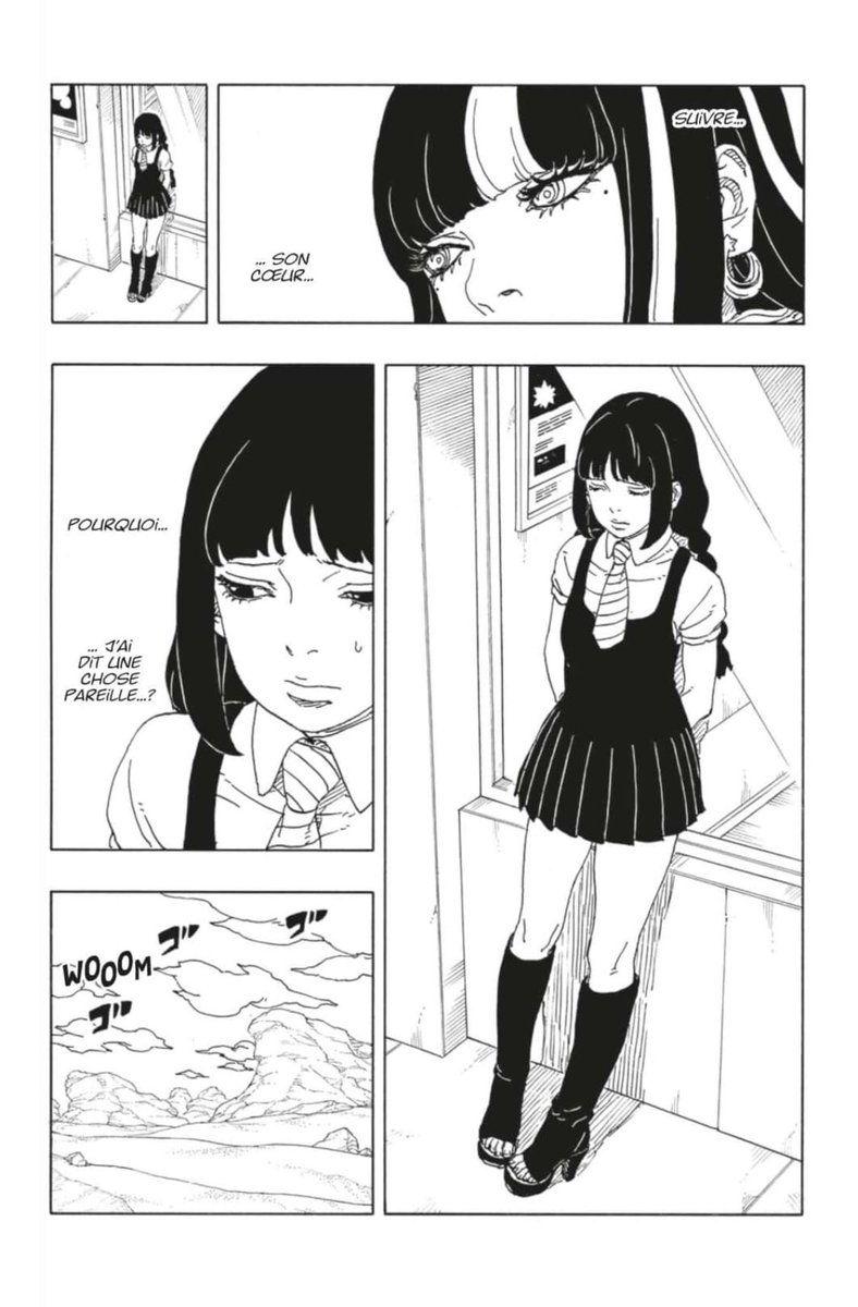 YamiGOAT15's tweet photo. Ce moment (grâce aux paroles du GOAT Koji) est selon moi le début de la fin de « la relation Kawaki Eida » car Eida va suivre son cœur et son cœur lui dit Boruto au lieu de Kawaki (Daemon sera content). Sumire qui regrette ses propos, c’est bien ! #BorutoTwoBlueVortex16 #Boruto96 https://t.co/lXKM4oHZ56