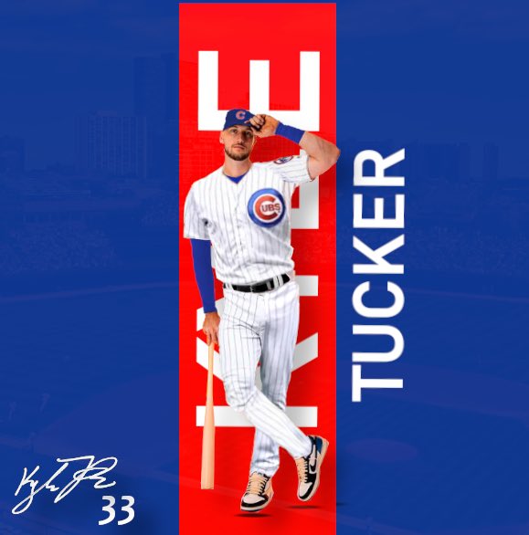 WELCOME TO CHICAGO, KYLE TUCKER! 🐻