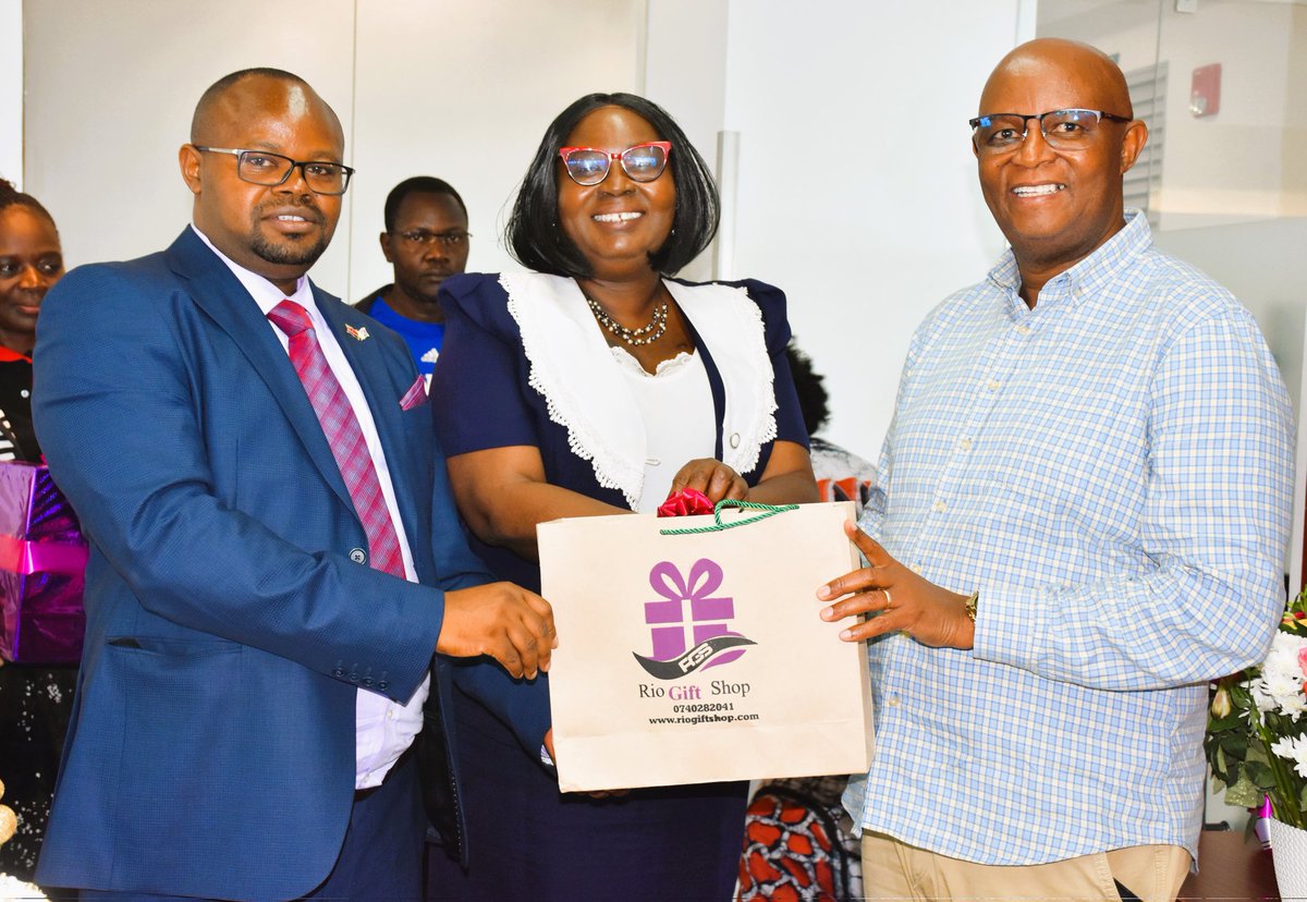 CRAKenya's tweet photo. Today, we bid farewell to CPA James Katule, whose leadership as our CEO has been truly transformative. Staff expressed heartfelt wishes for his future: greater heights, national & global visibility...and more of God's blessings. #Leadership #Farewell #TeamCRA https://t.co/ouyVrCeuuT