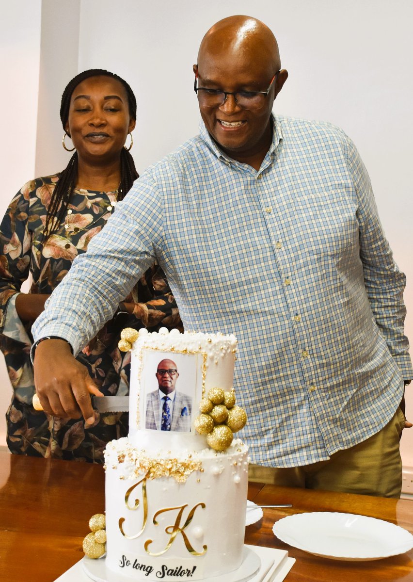 CRAKenya's tweet photo. Today, we bid farewell to CPA James Katule, whose leadership as our CEO has been truly transformative. Staff expressed heartfelt wishes for his future: greater heights, national & global visibility...and more of God's blessings. #Leadership #Farewell #TeamCRA https://t.co/ouyVrCeuuT