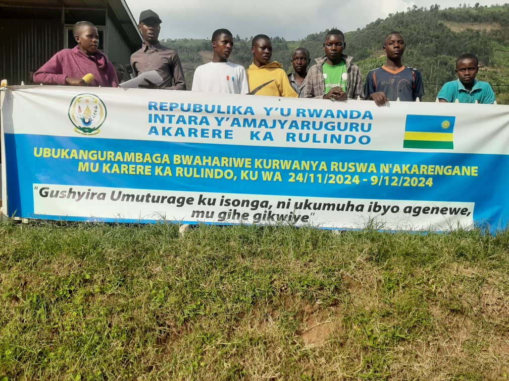 rulindodistrict's tweet photo. Mu karere ka @rulindodistrict hasojwe ubukangurambaga bwahariwe kurwanya #ruswa n'akarengane ku nsanganyamatsiko igira iti #Gushyira #umuturage #kuisonga #niukumaha #ibyoagenewe #mugihe #gikwiye @RwandaLocalGov,@RwandaOmbudsman,@TI_Rwand,@gahundemaurice,@Jmukanyirigira,@D_Aimable https://t.co/fYw4soPBv1