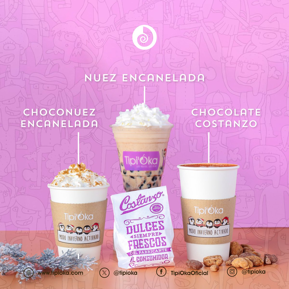 TipiOka's tweet photo. ¿Ya probaron nuestros sabores de temporada? 🧋🤤🍫 https://t.co/OngTgXpe5u