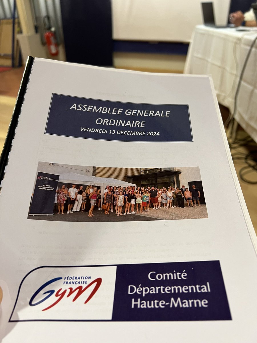 MJeanLaBrousse's tweet photo. 13 décembre ➡️ Assemblée générale ordinaire du Comité départemental Haute-Marne de @ffgymnastique 👍 @LaHauteMarne Une vraie famille sportive au service de la jeunesse (mais pas que 😉) 🤸🏻 #gym #Stickit @cdos52 #CGL52200 @jhm_fr @jhmsports https://t.co/CvX9cFpPBH