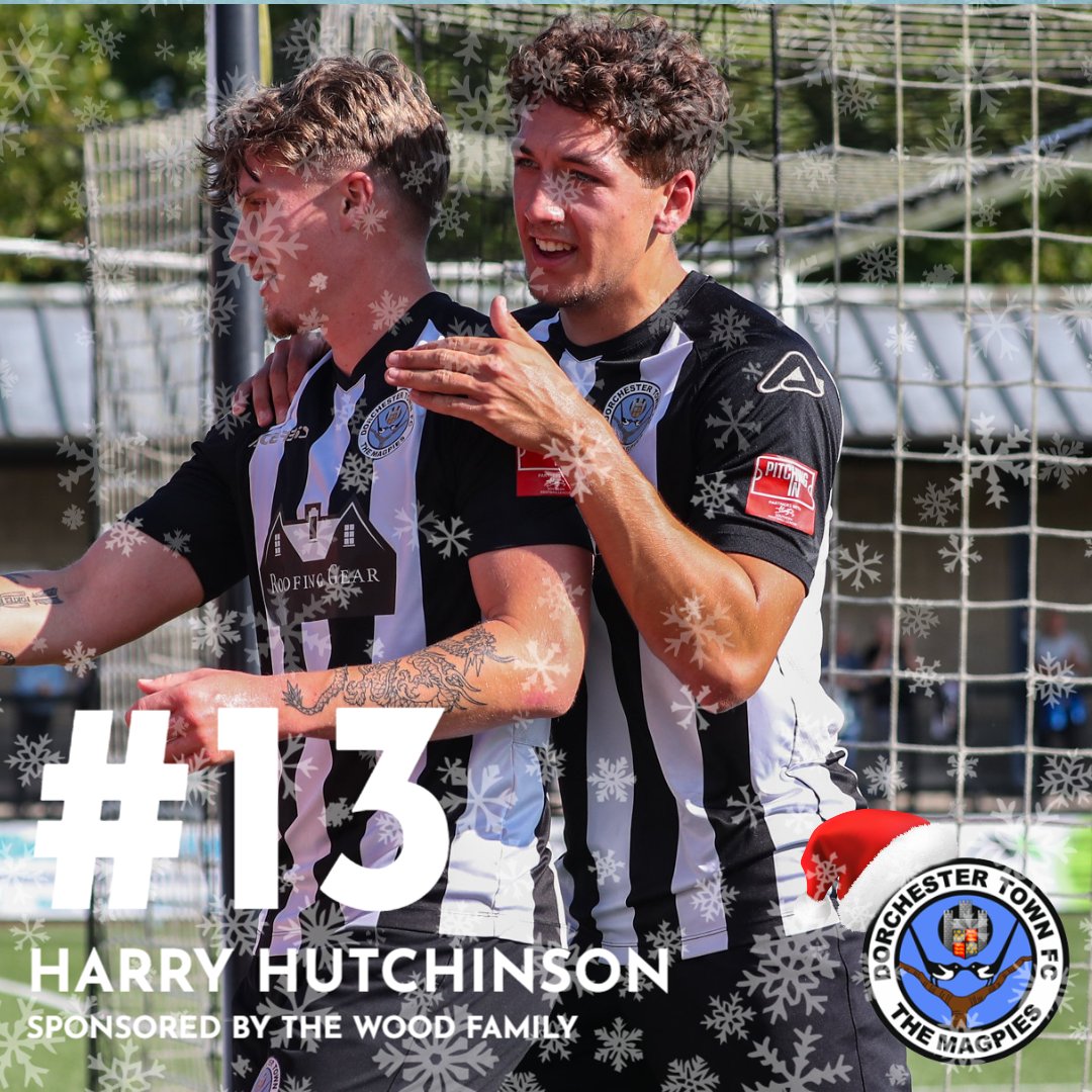 🎄 𝐃𝐓𝐅𝐂 𝐀𝐃𝐕𝐄𝐍𝐓 𝐂𝐀𝐋𝐄𝐍𝐃𝐀𝐑

1⃣3⃣ 𝓗𝓪𝓻𝓻𝔂 𝓗𝓾𝓽𝓬𝓱𝓲𝓷𝓼𝓸𝓷

The countdown to Christmas is on! 🎅

<a href="/HHutch8/">Harry Hutchinson</a> 😄

#WeAreDorch ⚫️⚪️