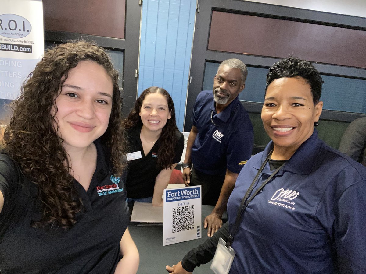 The Strategic Recruitment Team along with the Transportation Department was at the Representative Veasey Job Fair today. We met great candidates from all over the metroplex!