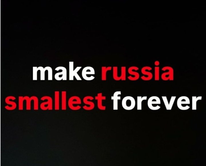 Mok1967SG's tweet photo. @sankuperis #MakeRussiaSmallAgain
#MRSA
#ItsOverPutin
#RussiaIsDefeatable
#UkraineWillWin https://t.co/JywmU0YY3h