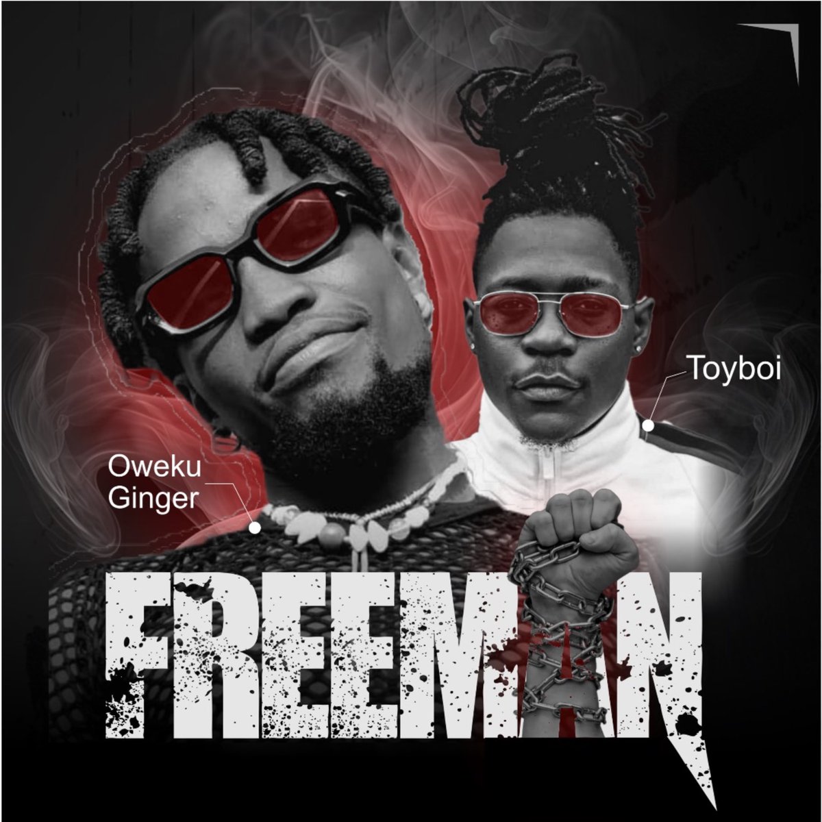 qweku_ginger's tweet photo. OFFICIAL ARTWORK FOR FREEMAN FT @ToyBoi1 . DOWNLOAD SPARROW HITZ MUSIC (LINK IN BIO) AND LISTEN TO MY NEW SINGLE . #freeman #sparrowhitz #toyboi https://t.co/N0lfwFVhR7