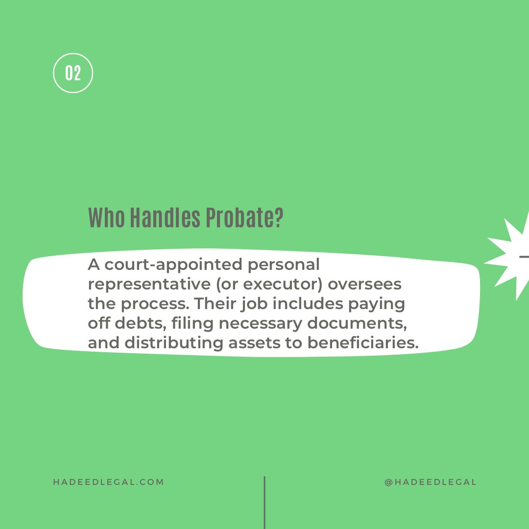 hadeedlegal's tweet photo. Navigating probate in Florida? Here are 3 key things you need to know! 🏛️ Whether you’re planning ahead or managing a loved one’s estate, understanding the process can make all the difference. 💡 #ProbateTips #EstatePlanning #FloridaLaw #HadeedLegal https://t.co/krbShsa4vD