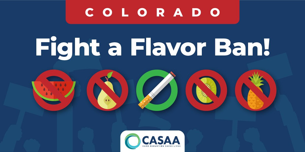 CASAAmedia's tweet photo. 📢CALL TO ACTION: DENVER, CO📢

An ordinance that would BAN the sale of all FLAVORED tobacco and nicotine products (with an exemption for hookah) will be discussed and voted on at a city council hearing on Monday, December 16, 2024 at 5:30 PM (MST).

TAKE ACTION NOW! https://t.co/YfJs8a5f7L