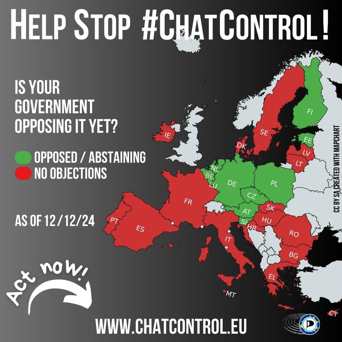 InstitutDigitas's tweet photo. Predlog uredbe #CSAR, ki bi omogočil masovni nadzor komunikacij državljanov 🇪🇺, v Svetu EU ni dobil podpore. Slovenija je izrazila nasprotovanje tovrstnemu nadzoru, vendar se je pri glasovanju vzdržala. #ChatControl #EU #privacy #zasebnost https://t.co/SzCbLK2sq4 https://t.co/PidPh4Kuhd