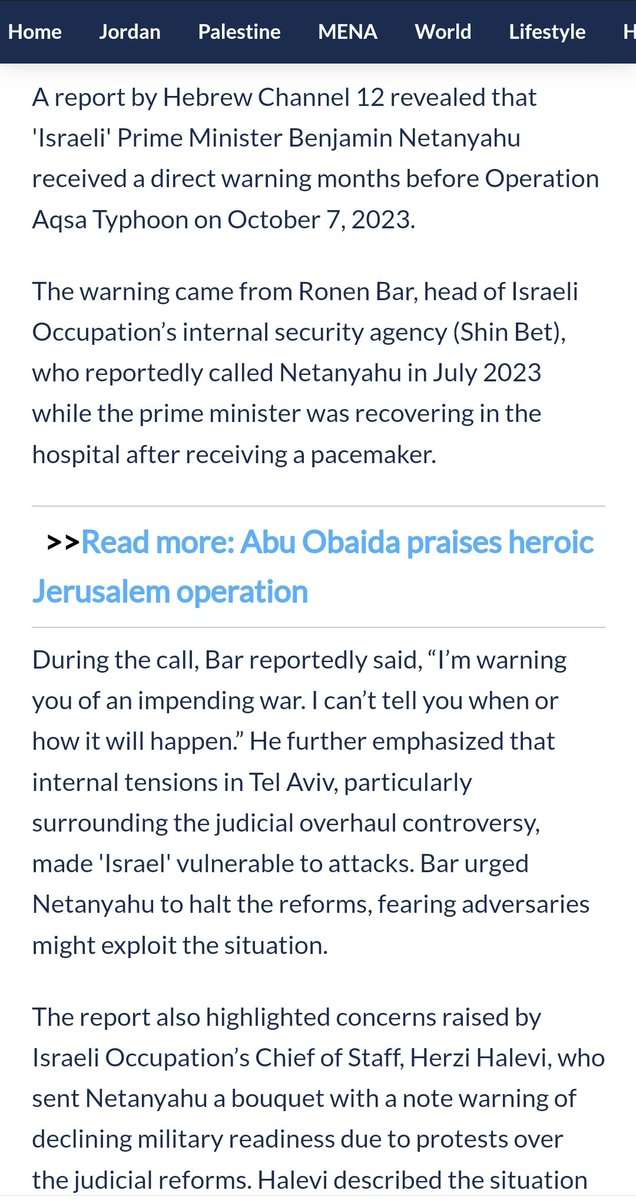 TifaniesweTs's tweet image. Report reveals Netanyahu knew about October 7 months in advance

en.royanews.tv/news/56093

#BibiFiles