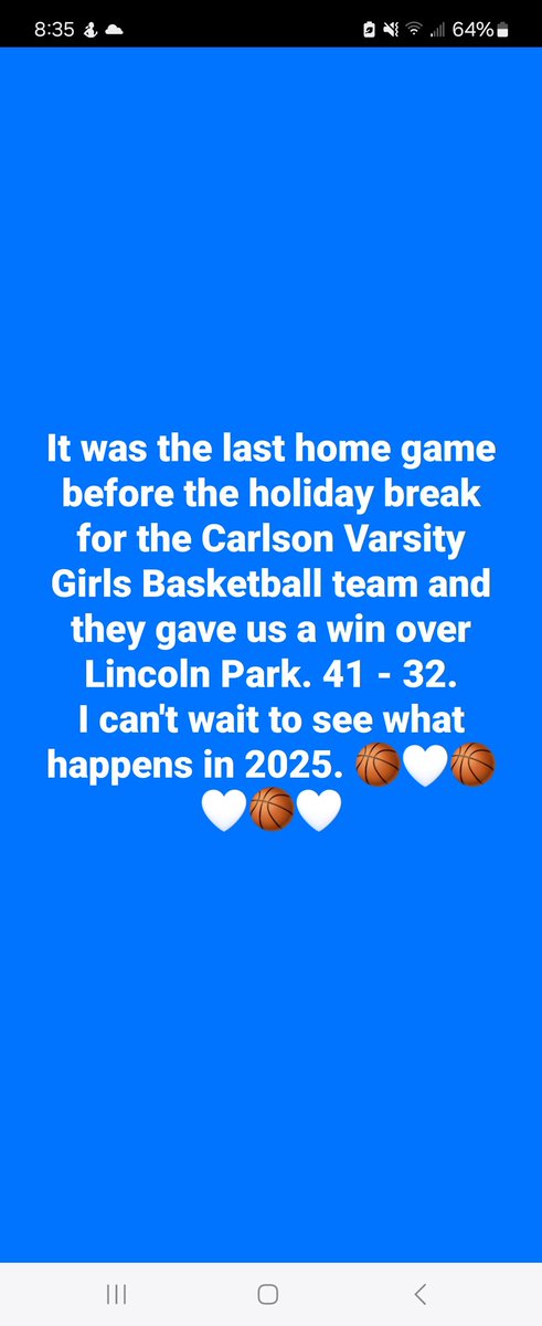 Way to be awesome Ladies!
💙🏀💙🏀💙🏀💙🏀💙🏀💙