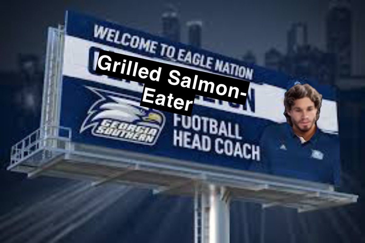 CoachGSeater's tweet photo. Statesboro, I have been welcomed with open arms and I greatly appreciate it. I cannot wait to get to work. It’s a long road ahead but the future is looking very promising. GO EAGLES! #GATA https://t.co/f9l0scuvdy