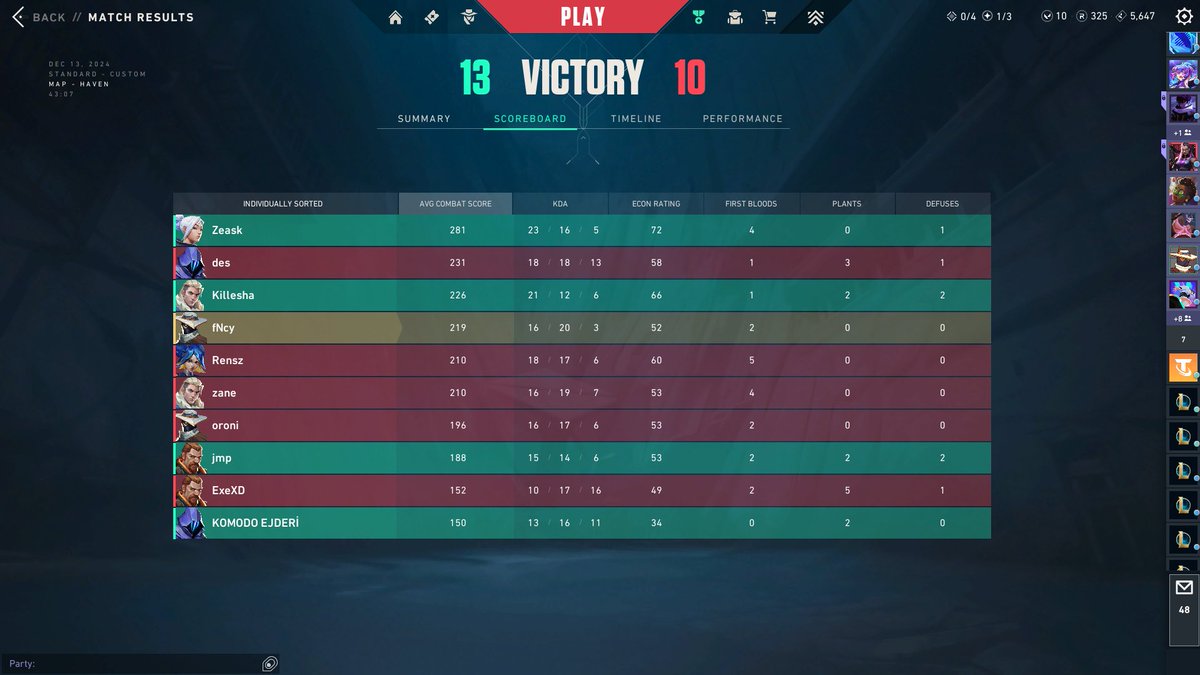 TESFED Türkiye Kupası 1. Açık Eleme top 4# Secured
13-10 vs @SPEsports2020 
13-10 vs <a href="/NEANLATIONBOLM/">NEANLATIYONBOLM(LFO)</a> 
13-9 vs <a href="/seventeenespor/">7T E-Spor</a> 
13-10 vs MASYAF