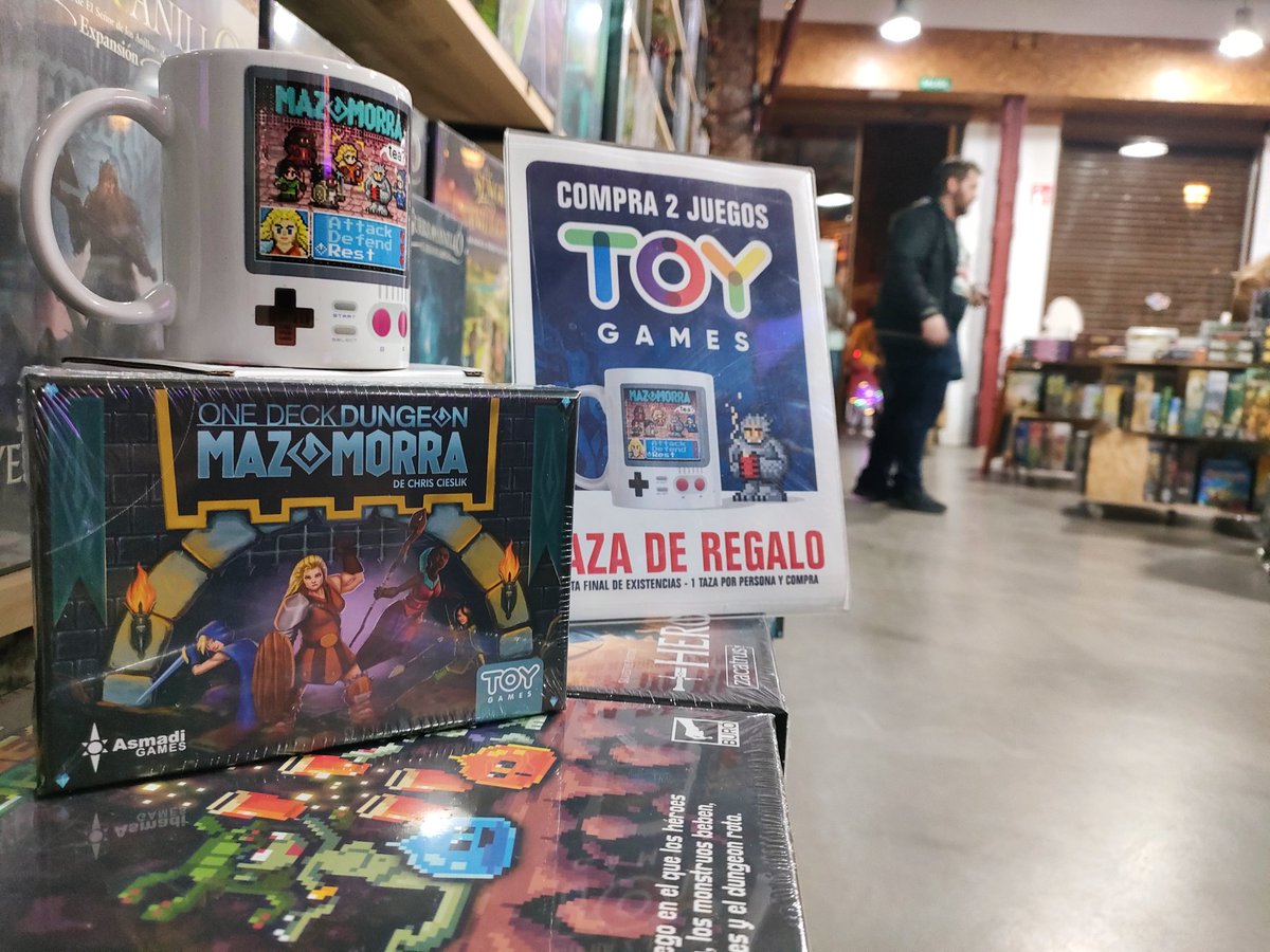 Damkalloh's tweet photo. ¡Fin del eventillo en GenX Tirso!

Nos han sobrado 5 tazas, las dejamos en la tienda. A las 5 próximas compras del Mazomorra os las regalarán :D https://t.co/fet3BmCTjD